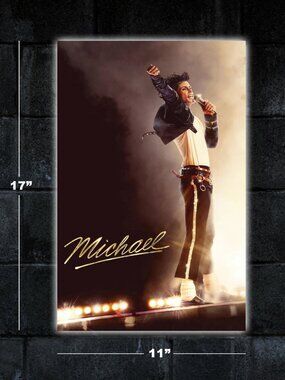 Michael movie poster - 11x17 wall art print merch gift jackson music biopic